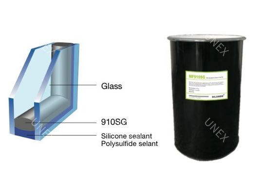 Butil Termoplastik Isolasi Kaca Sealant Warm Edge Double Glazing Spacer IG 910SG