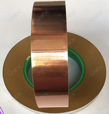0.11mm Konduktif Self Adhesive Copper Foil Tape Menghubungkan Smart Wire