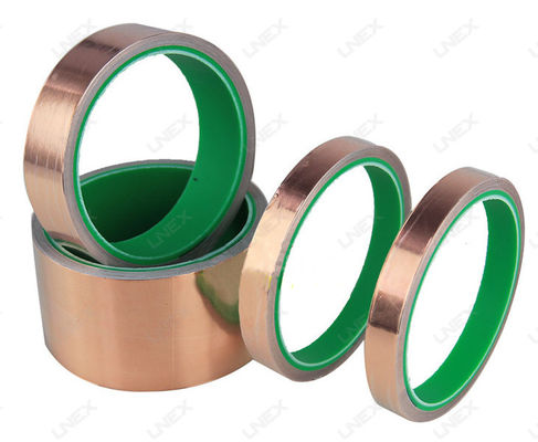 0.11mm Konduktif Self Adhesive Copper Foil Tape Menghubungkan Smart Wire