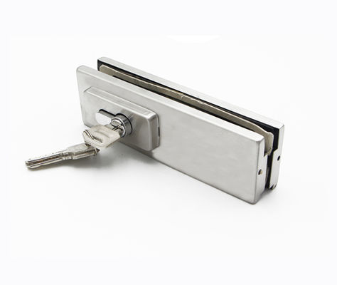 Glass Door Clamp Patch Fitting Ss201 Kunci Pintu Bawah Dengan Kunci