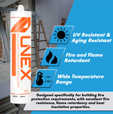 Unex Door Glue Silicone Firestop Sealant Untuk Konstruksi
